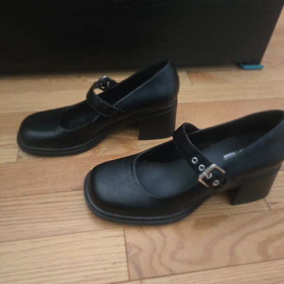 Call It Spring Shoes - Call It Spring Black Mary Jane Block Heel Pumps